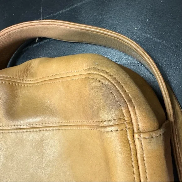 Coach Vintage Womens‎ Handbag Brown Leather Shoulder Bag - Picture 5 of 12